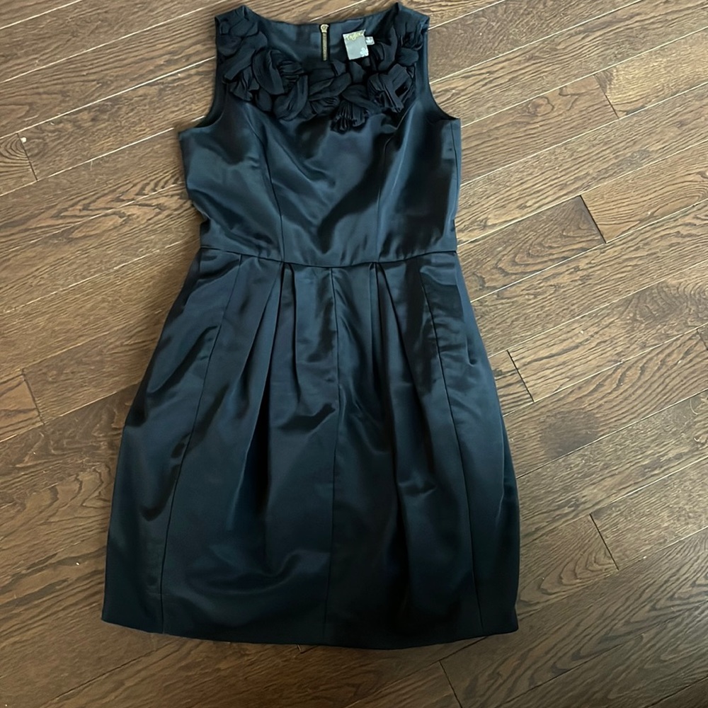 Taylor Fit and Flare Black Dress